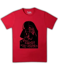 Прикольные футболки: Звездные войны - Дарт Вейдер на красной